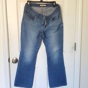 Mens Levis Jeans Relaxed Bootcut Size 30
